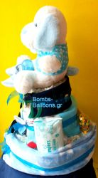 ούρτα με πάνες τριώροφη μεγάλη 1