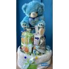 Τούρτα με πάνες μεγάλη τριώροφη