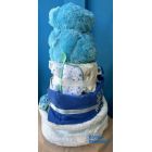 Τούρτα με πάνες τριώροφη μεγάλη