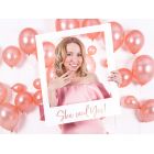 Κορνίζα photo booth She said yes