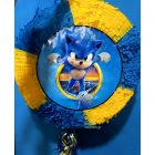Πινιάτα Sonic μπλε με κίτρινο δαχτυλίδι