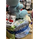 Τούρτα με πάνες μονώροφη αγόρι