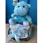 Τούρτα με πάνες μονώροφη αγόρι