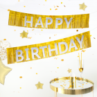 Γιρλάντα Happy Birthday με κρόσια