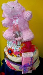 Τουρτα τριώροφη κορίτσι