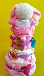 Τουρτα τριώροφη κορίτσι