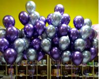 Μπαλόνια chrome για εταιρική εκδήλωση