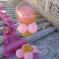 Σύνθεση με διάφανο μπαλόνι μέσα στο μπαλόνι