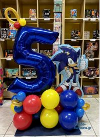 Κατασκευή μπαλόνια Sonic