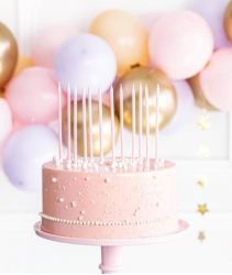 Κεράκια ροζ μεγάλα