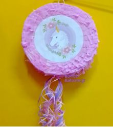 Πινιάτα "Μονόκερος" στρογγυλή2