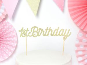 Διακοσμητικό τούρτας 1st Birthday