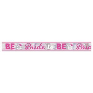 "Bride to Be" Metallic Banner