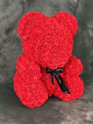 Rose teddy bear κόκκινο