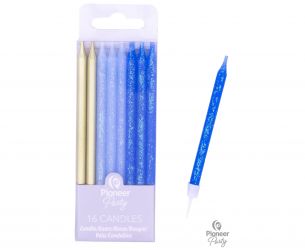 Γαλάζιο Μπλε Χρυσό Glitter