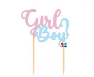 Topper τούρτας Girl Boy