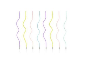 Κεράκια παστέλ κυματιστά