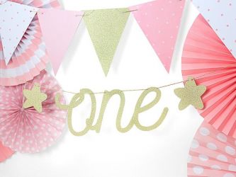 Χρυσή γιρλάντα one ιριδίζουσα