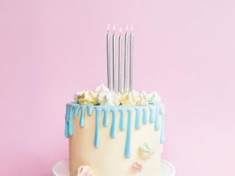 Κεράκια ασημί μεγάλα