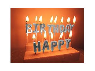 Ασημί Γράμματα Happy Birthday