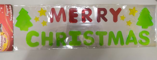 Διακόσμηση τζαμιού χριστουγεννιάτικη